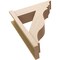 Ekena Millwork 8-in W x 26-in D x 32-in H Funston Trad Rough Cedar Woodgrain TimberThane Outlooker, Primed Tan OUTUR080X26X32FST04RCPR - alternate 4